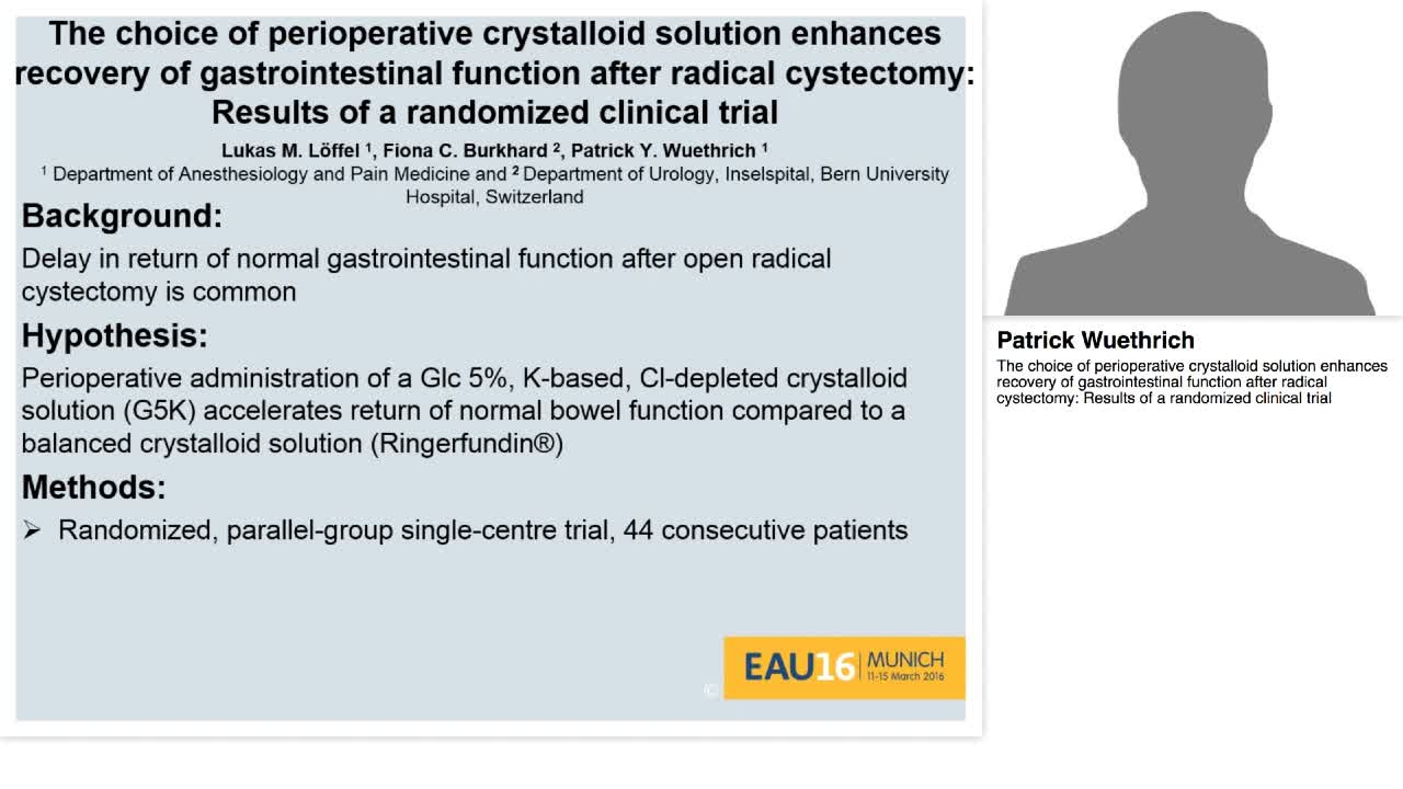 The choice of perioperative crystalloid solution enhances-