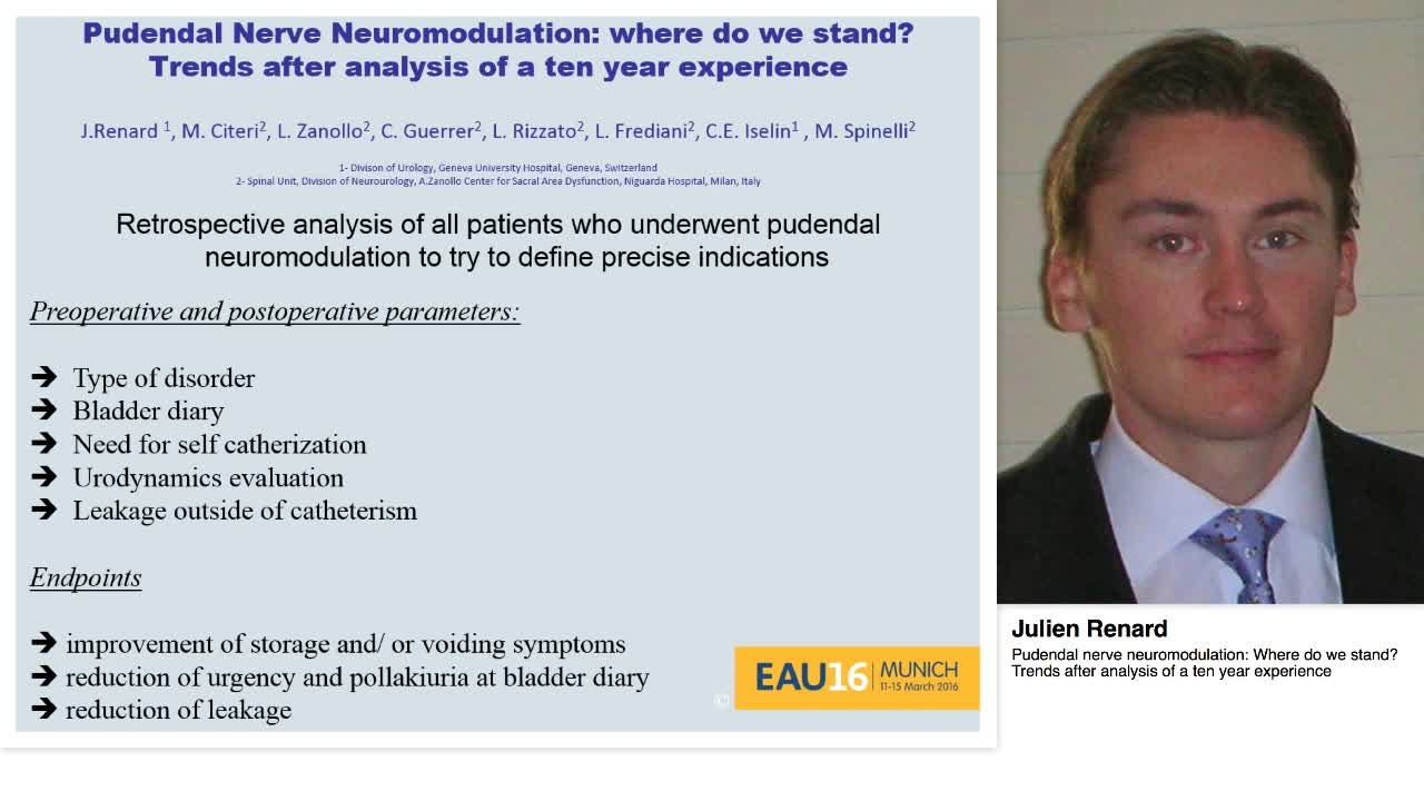 Pudendal nerve neuromodulation, Where do we stand. Trends-