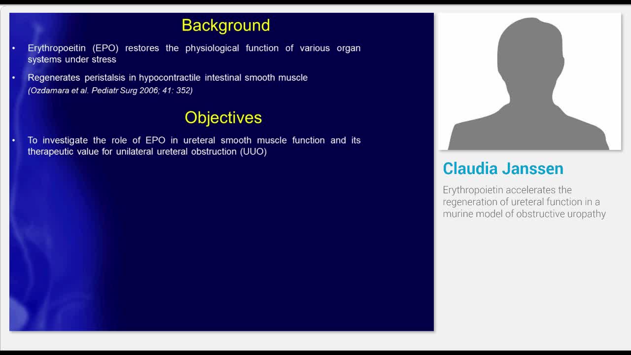 Erythropoietin accelerates the regeneration of ureteral f..-
