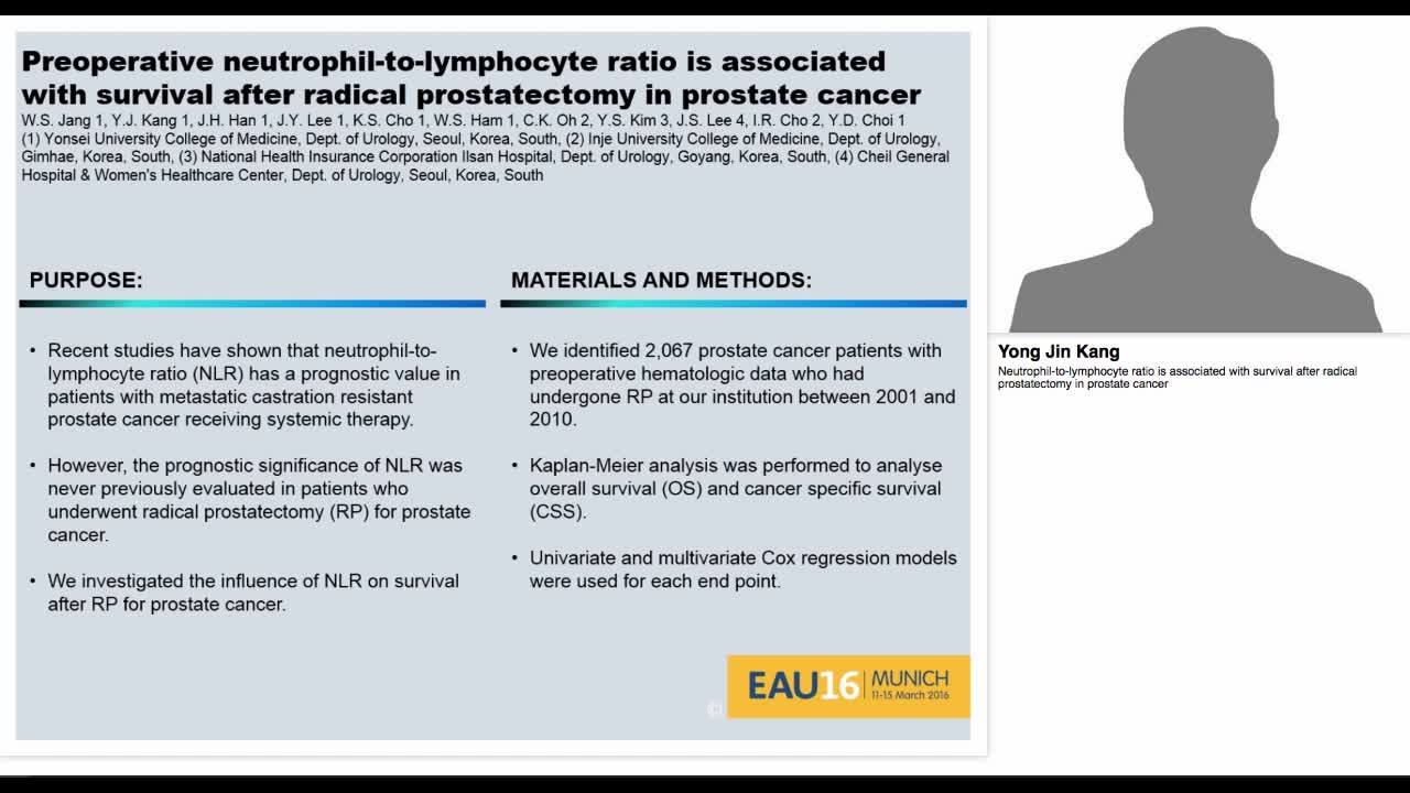 Neutrophil-to-lymphocyte ratio is associated with surviva-