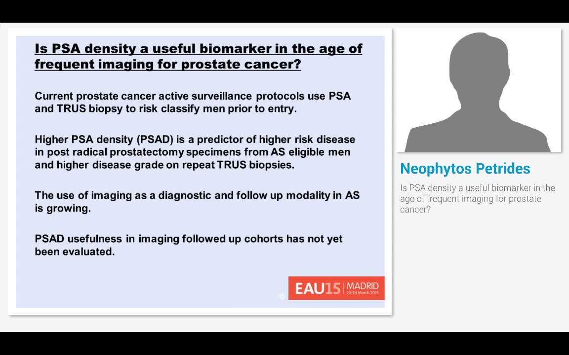 Is PSA density a useful biomarker in the age of frequent ..-