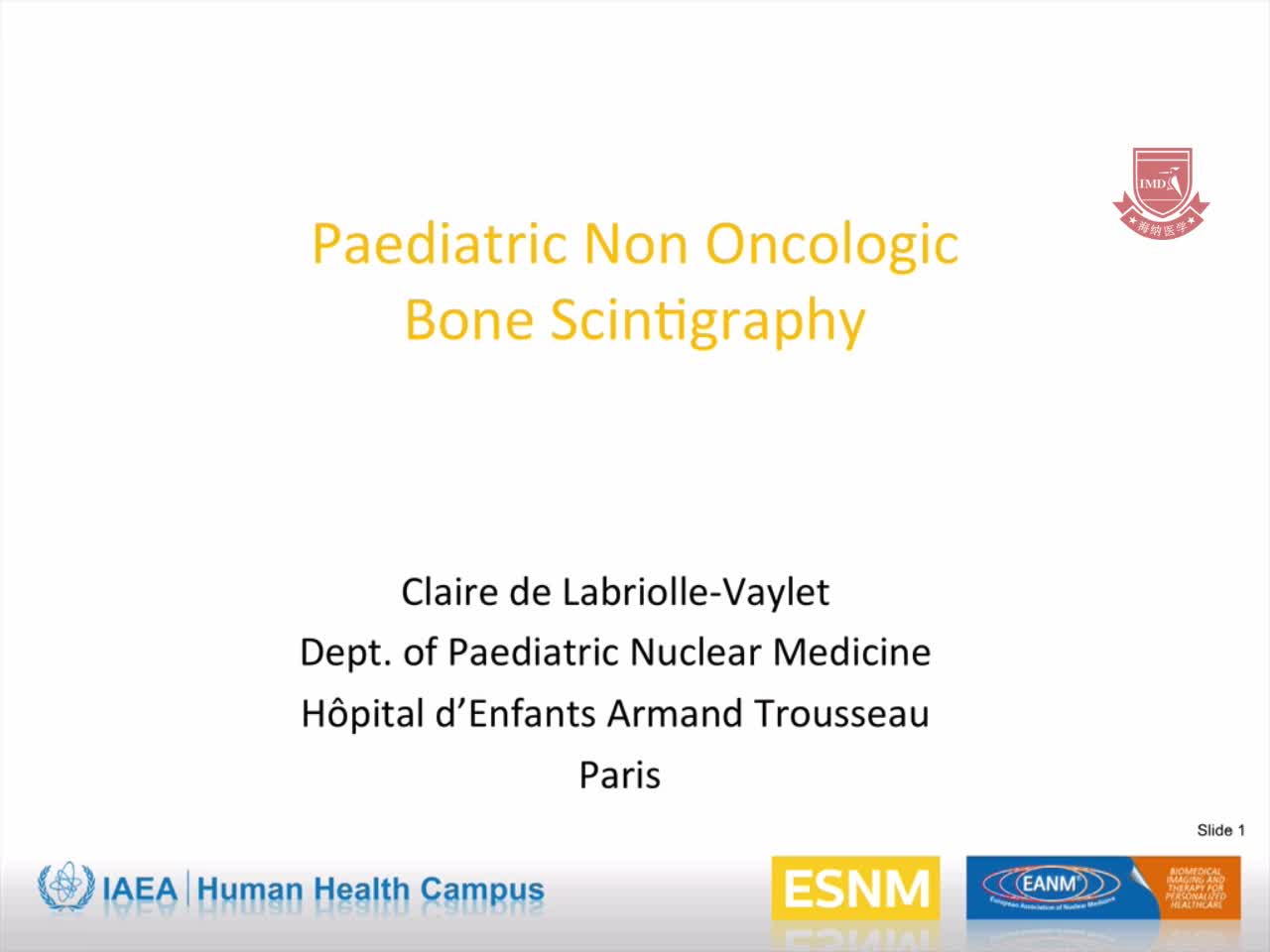 儿科：非肿瘤性骨闪烁显像1