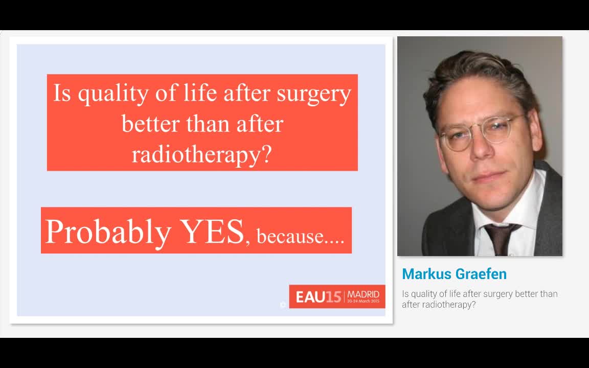 Is quality of life after surgery better than after radiot..-