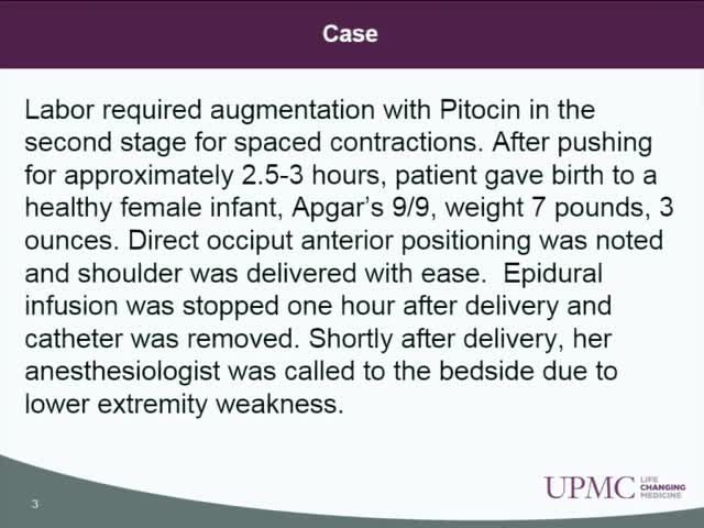 Postpartum Neuropathy