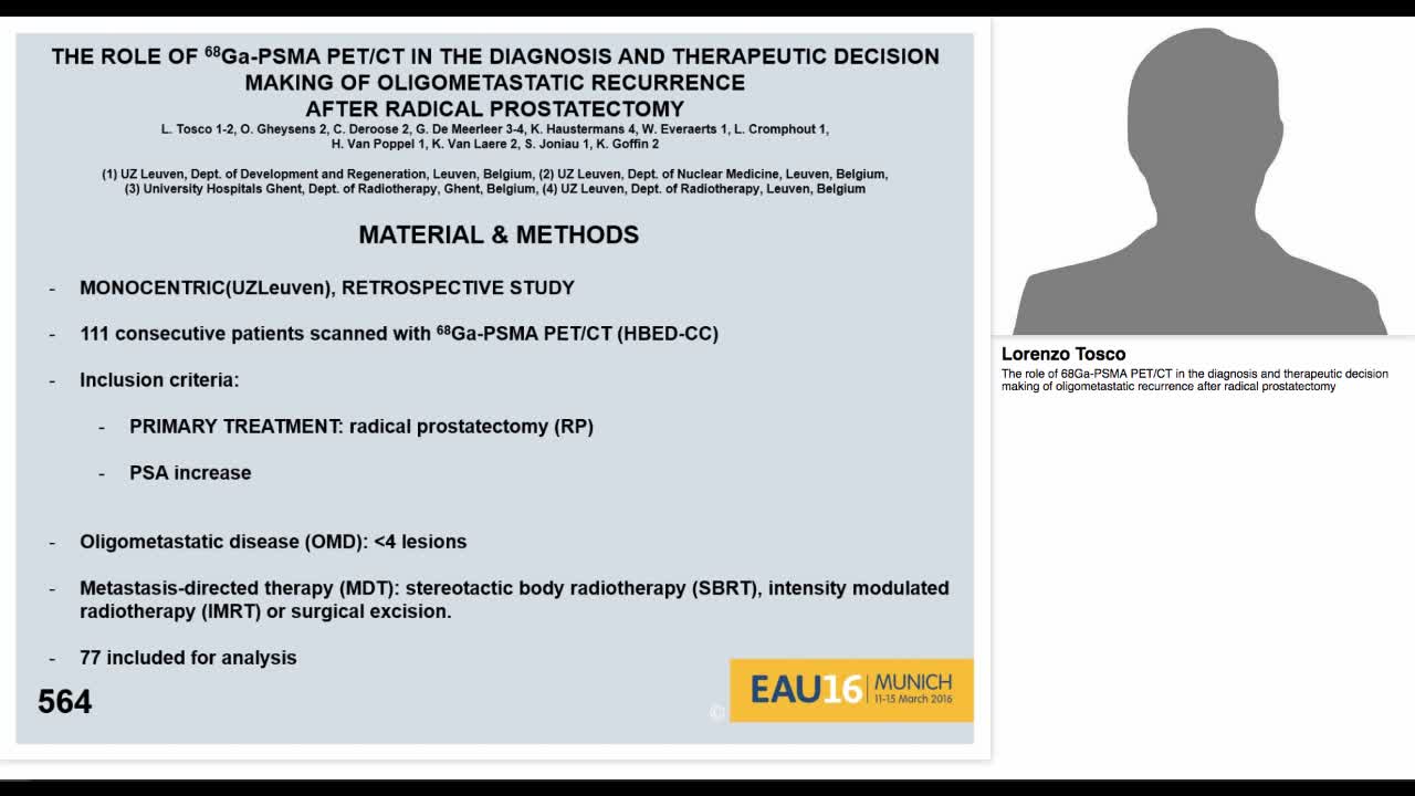 The role of 68Ga-PSMA PET-CT in the diagnosis and therape-