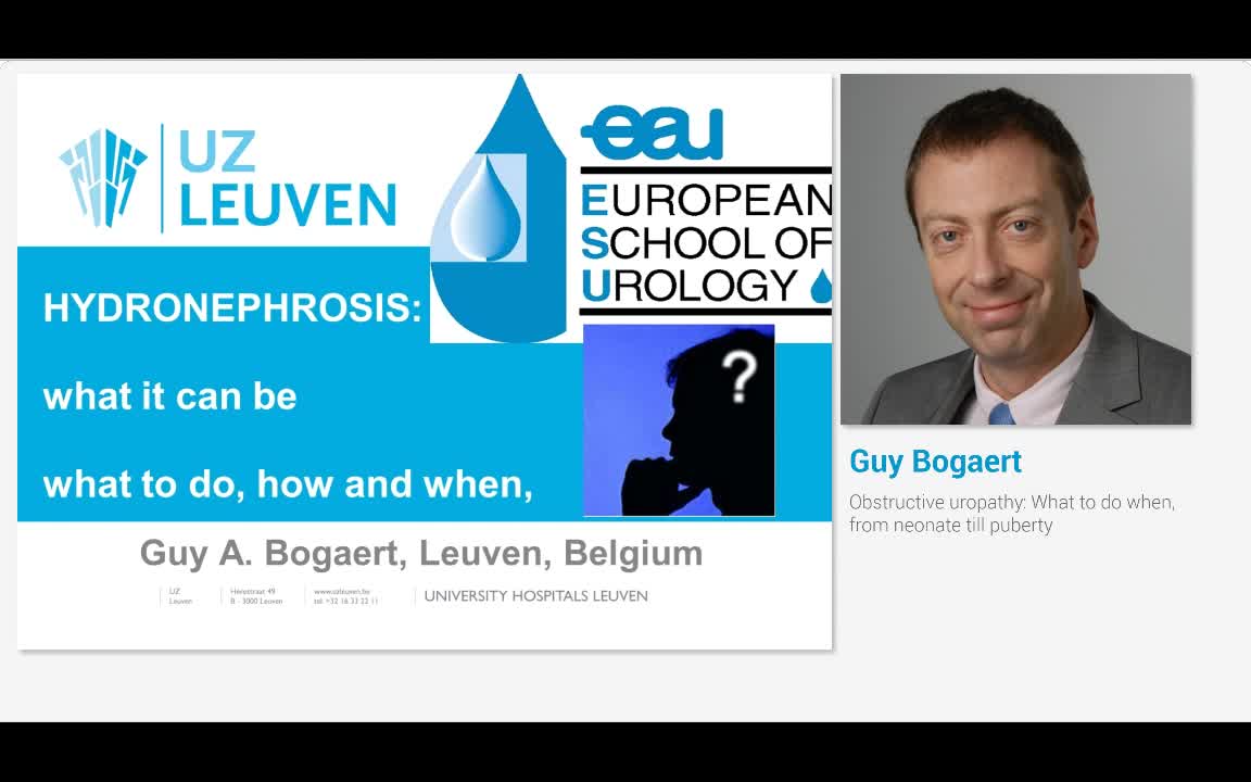 Obstructive uropathy, What to do when, from neonate till ..-