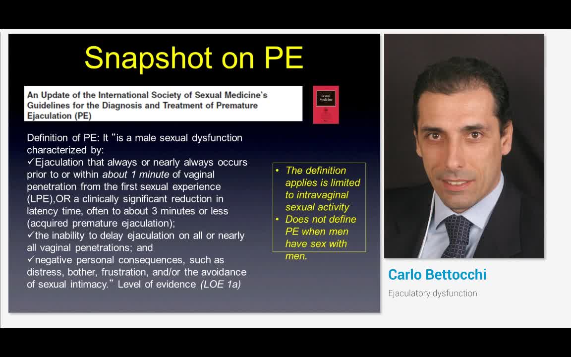 Ejaculatory dysfunction