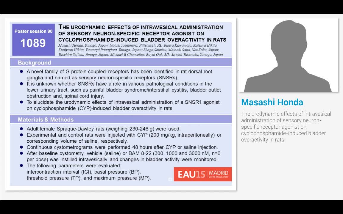 The urodynamic effects of intravesical administration of ..-