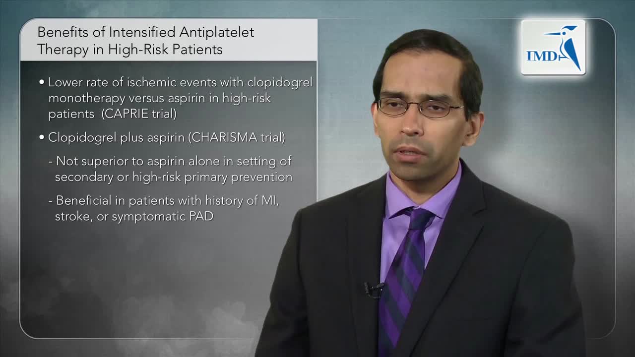 抗血小板药物用于二级预防伴有外心肌梗死病史的心血管病（3）