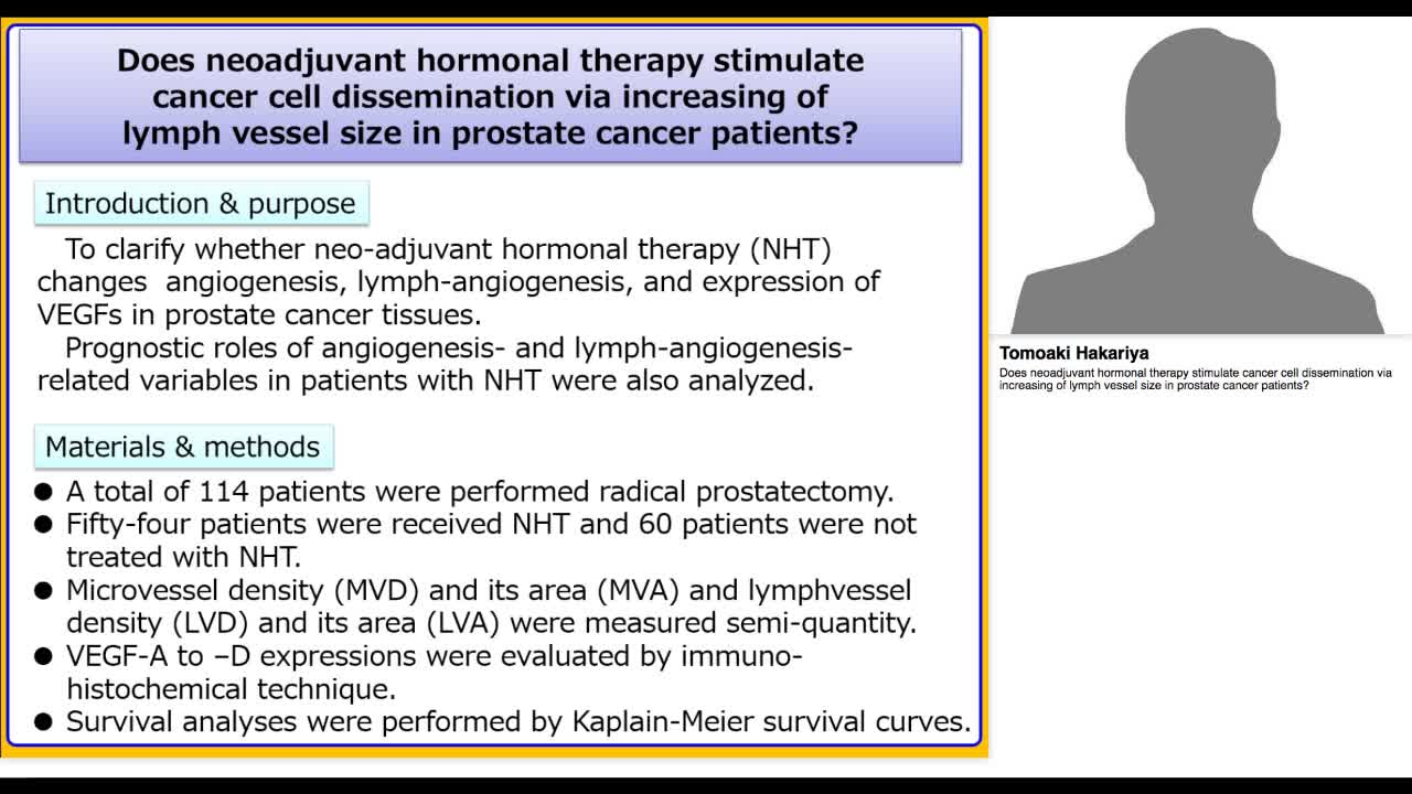 Does neoadjuvant hormonal therapy stimulate cancer cell d-