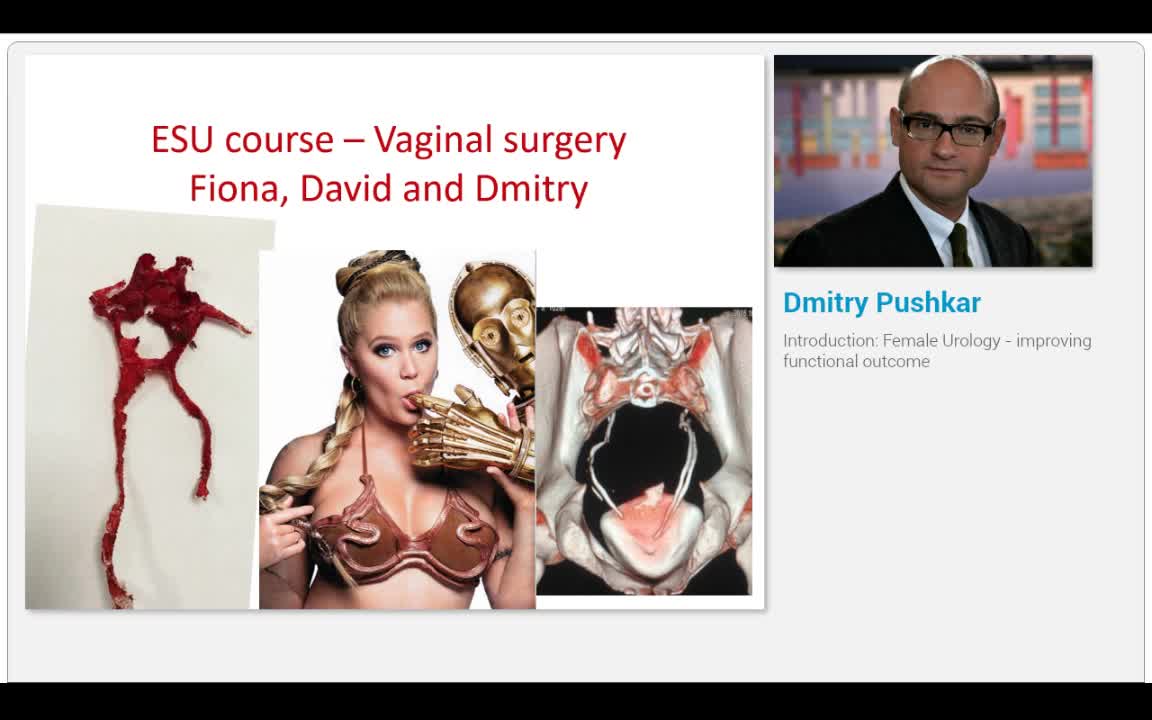Introduction, Female Urology - improving functional outcome