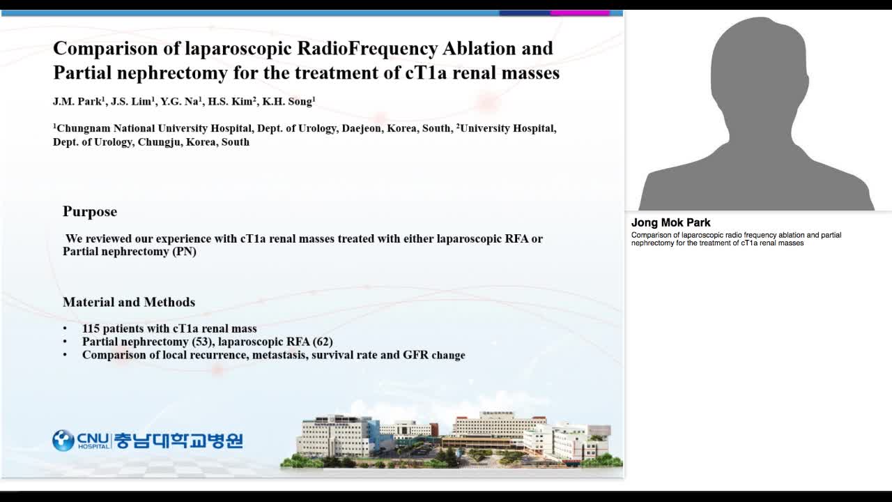 Comparison of laparoscopic radio frequency ablation and p-