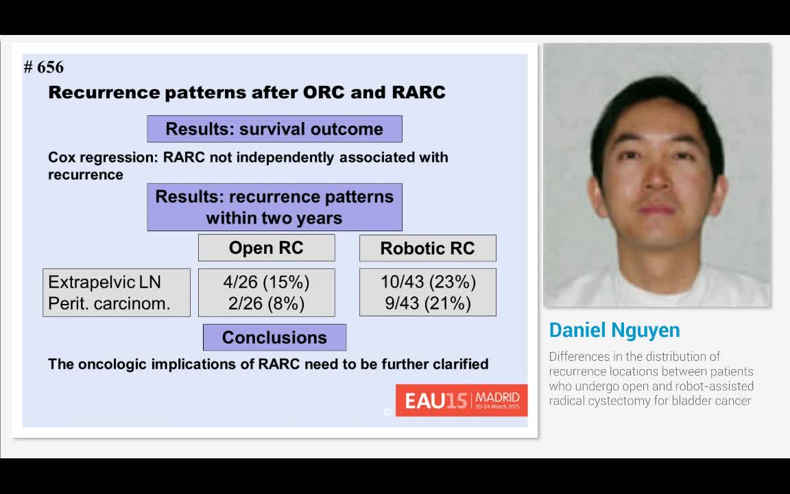 Differences in the distribution of recurrence locations b..-