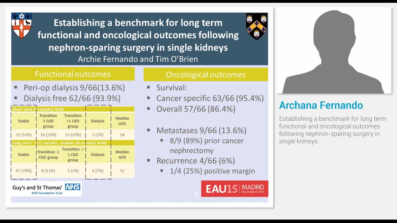 Establishing a benchmark for long term functional and onc..-