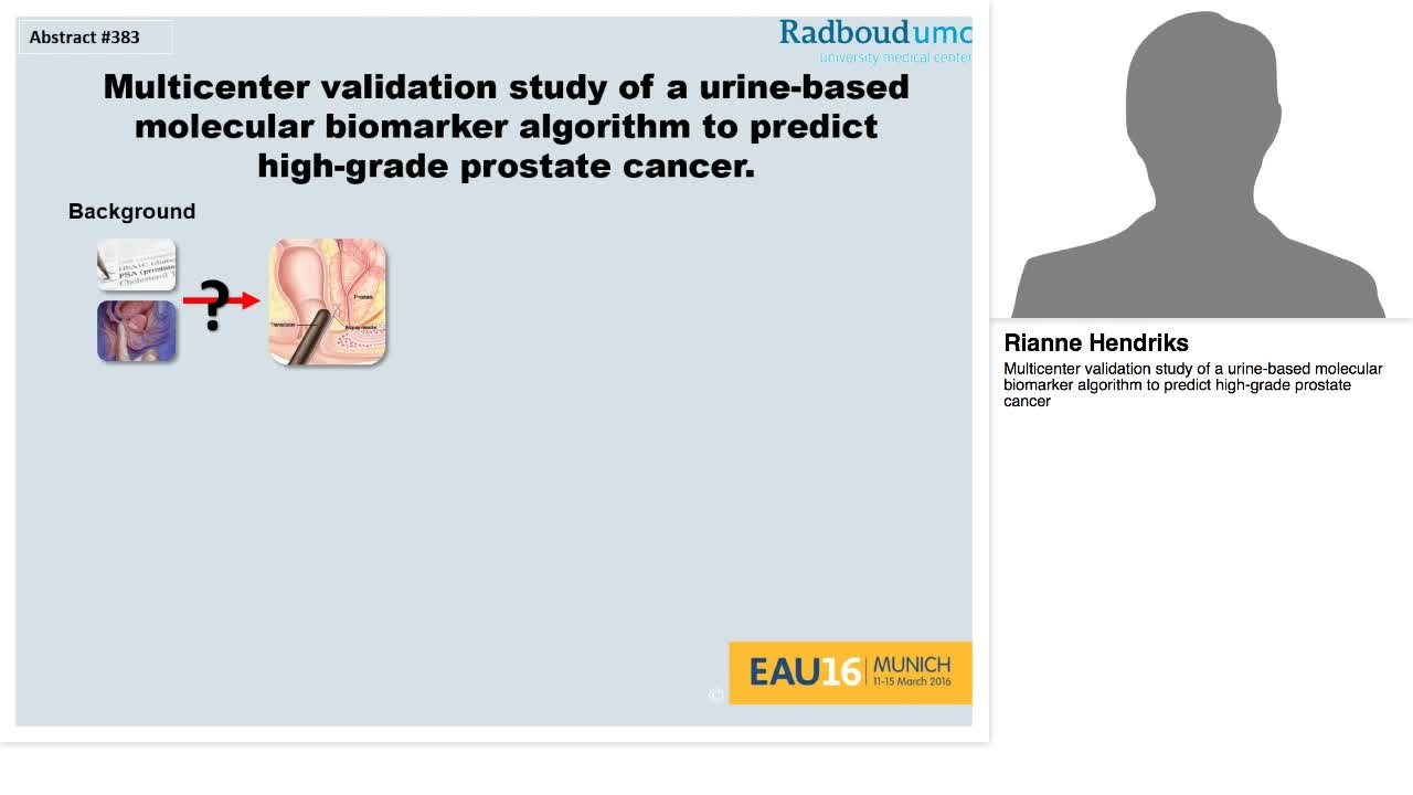 Multicenter validation study of a urine-based molecular b-