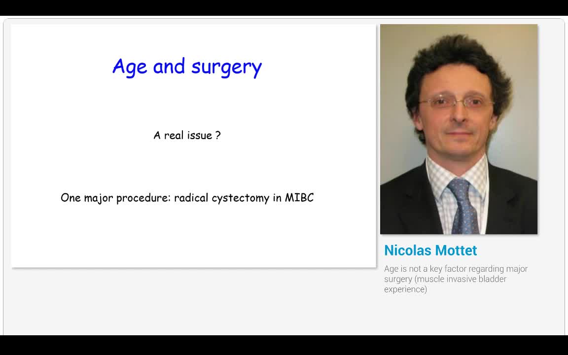 Age is not a key factor regarding major surgery (muscle i..-
