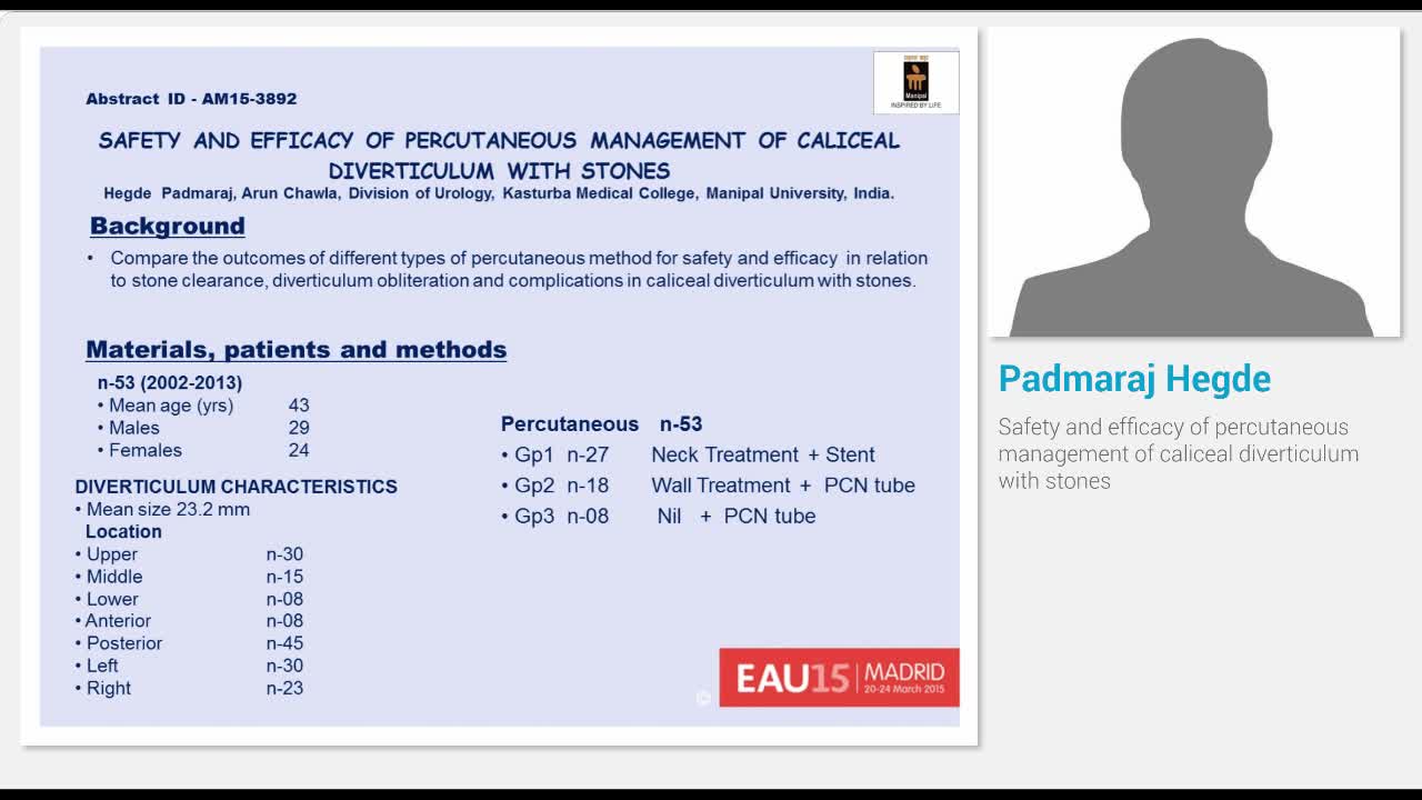 Safety and efficacy of percutaneous management of calicea..-