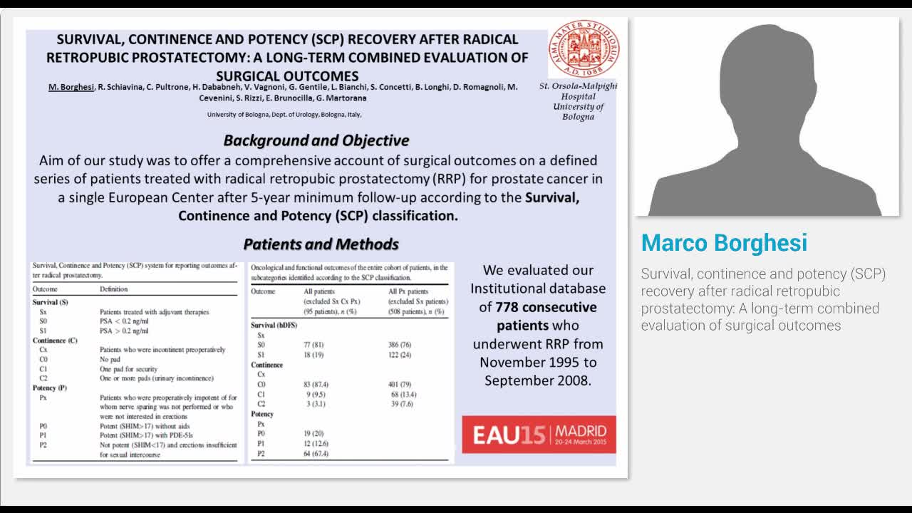 Survival, continence and potency (SCP) recovery after rad..-