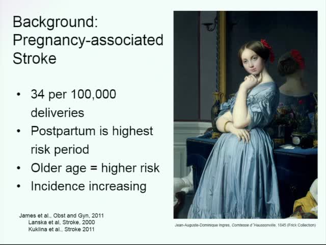 Risk of Pregnancy - Associated Stroke Across Age Groups