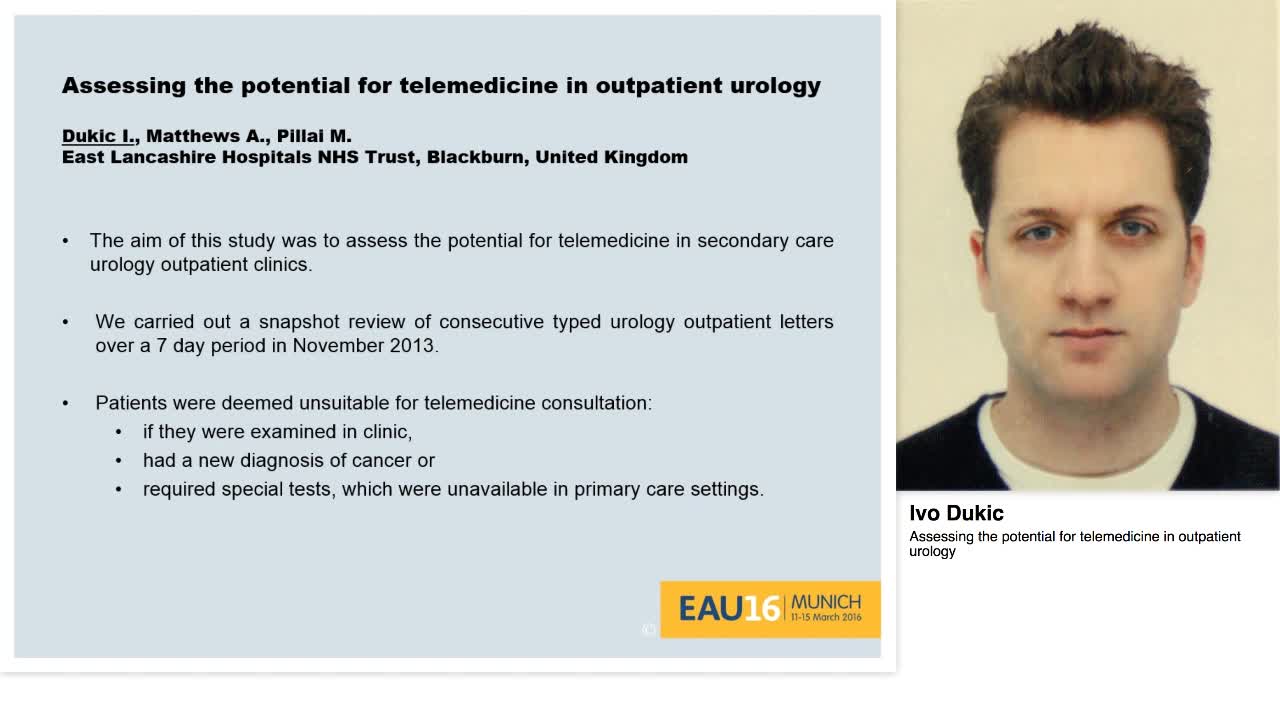 Assessing the potential for telemedicine in outpatient ur-