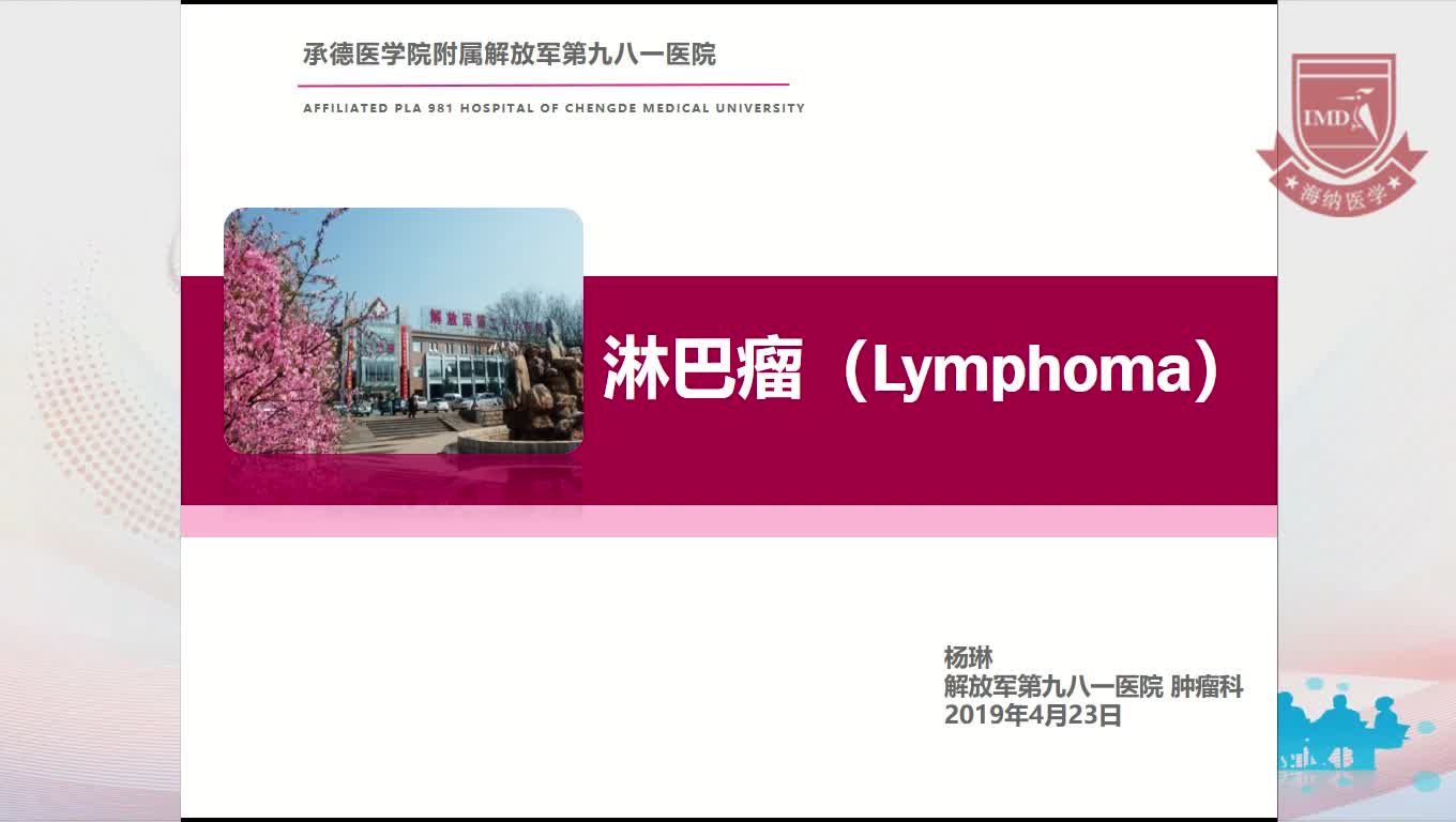 杨琳--淋巴瘤概论