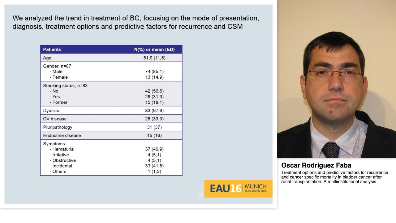 Treatment options and predictive factors for recurrence a-