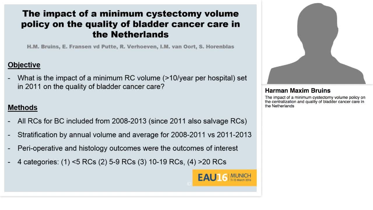 The impact of a minimum cystectomy volume policy on the c-