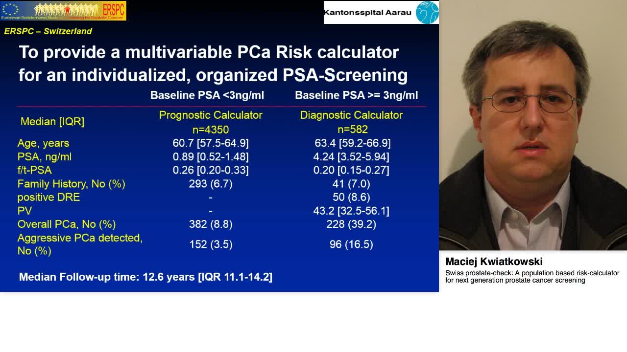 Swiss prostate-check, A population based risk-calculator -