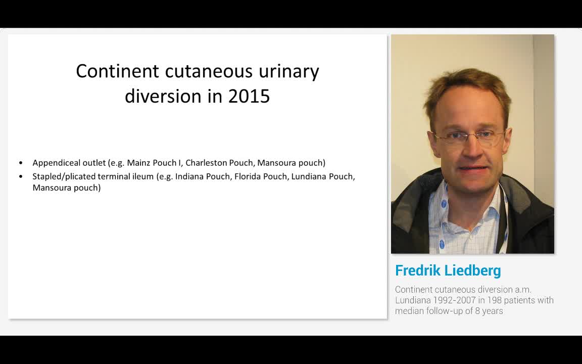 Continent cutaneous diversion a.m. Lundiana 1992-2007 in ..-