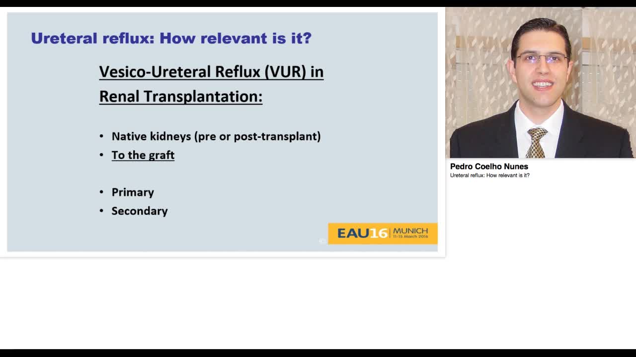 Ureteral reflux, How relevant is it.