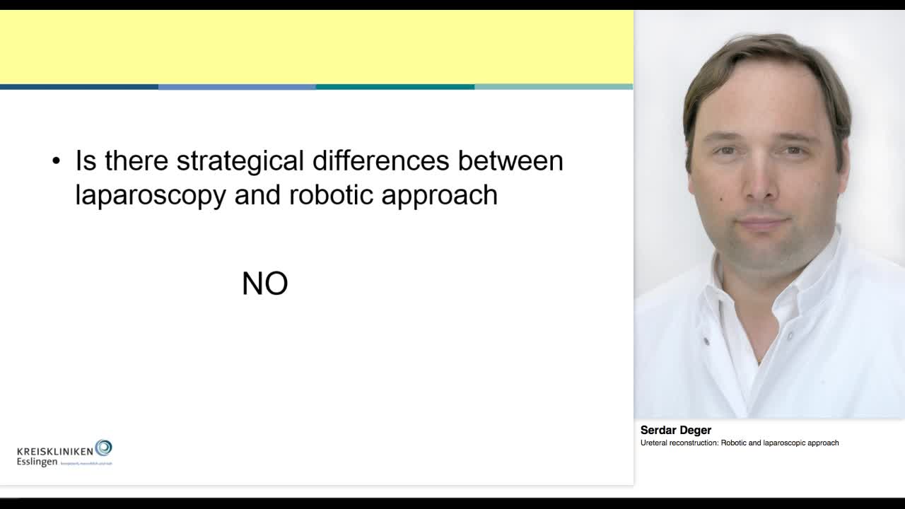 Ureteral reconstruction, Robotic and laparoscopic approach