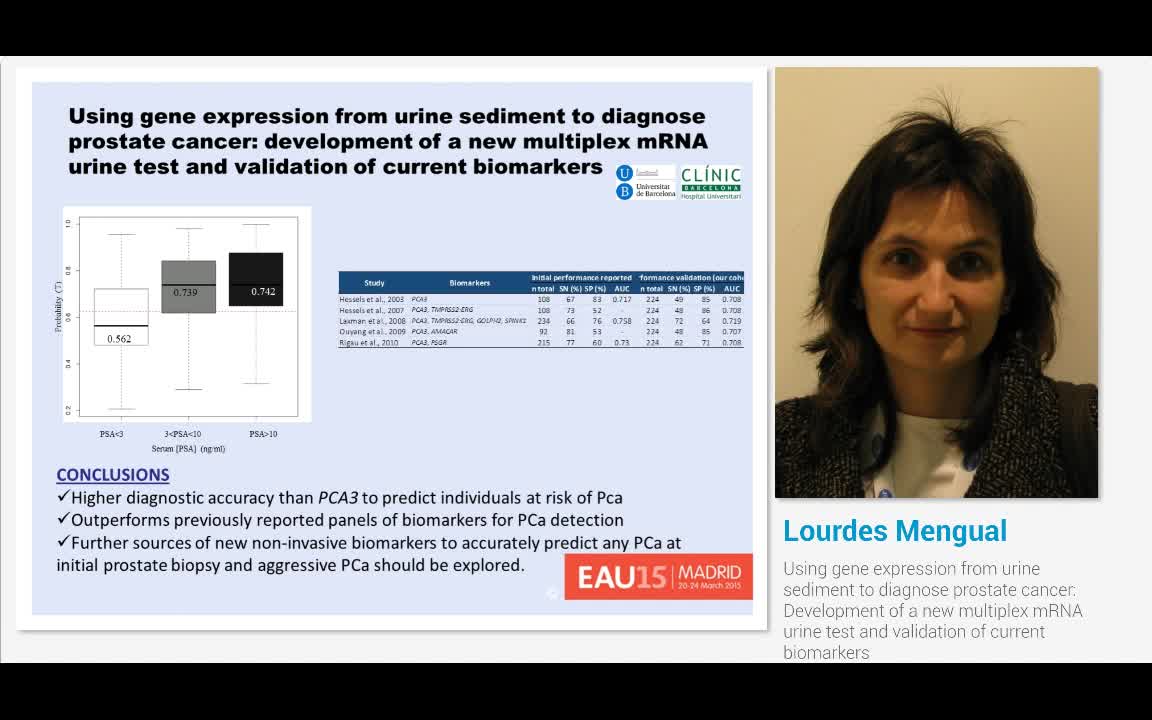 利用尿液沉渣的基因表达进行诊断
