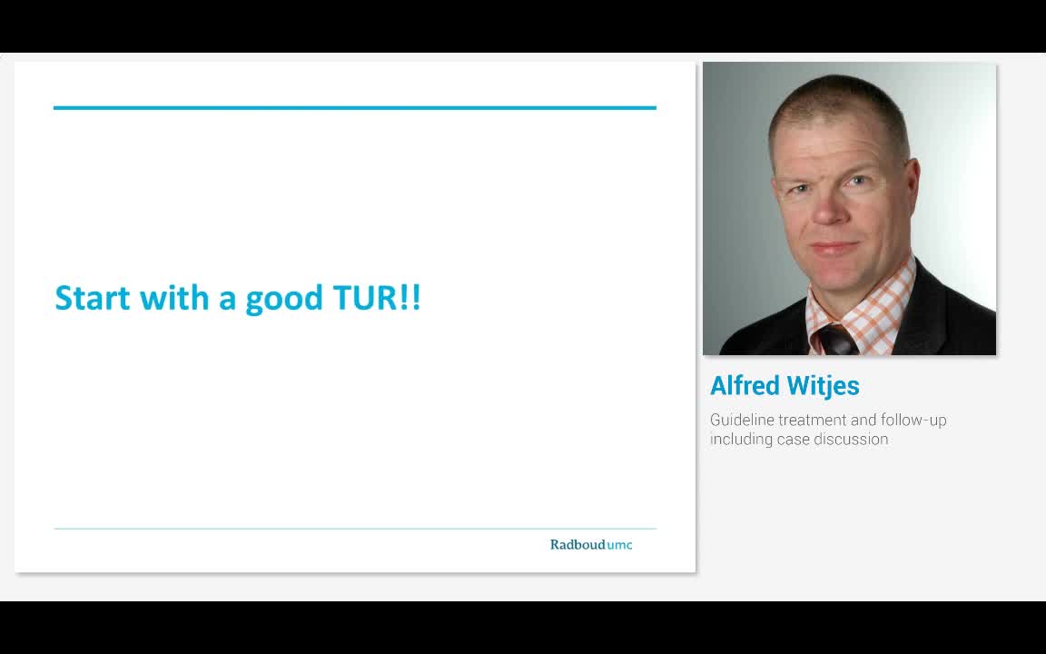 Guideline treatment and follow-up including case discussion