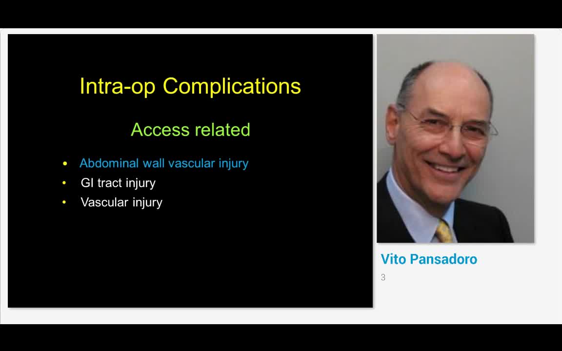 Intraoperative complications