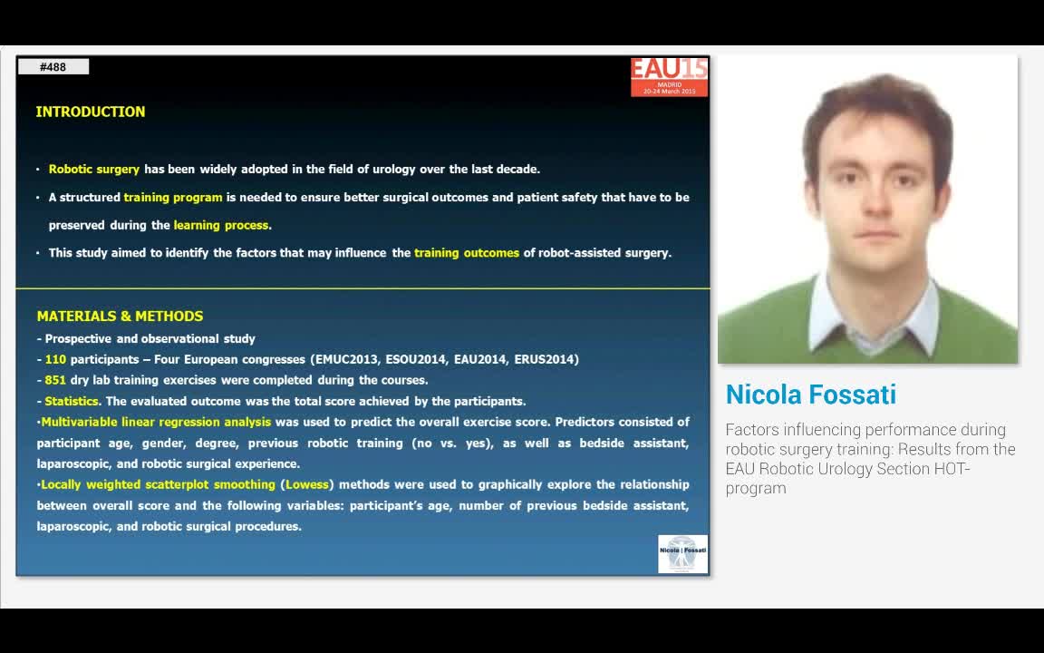 Factors influencing performance during robotic surgery tr..-