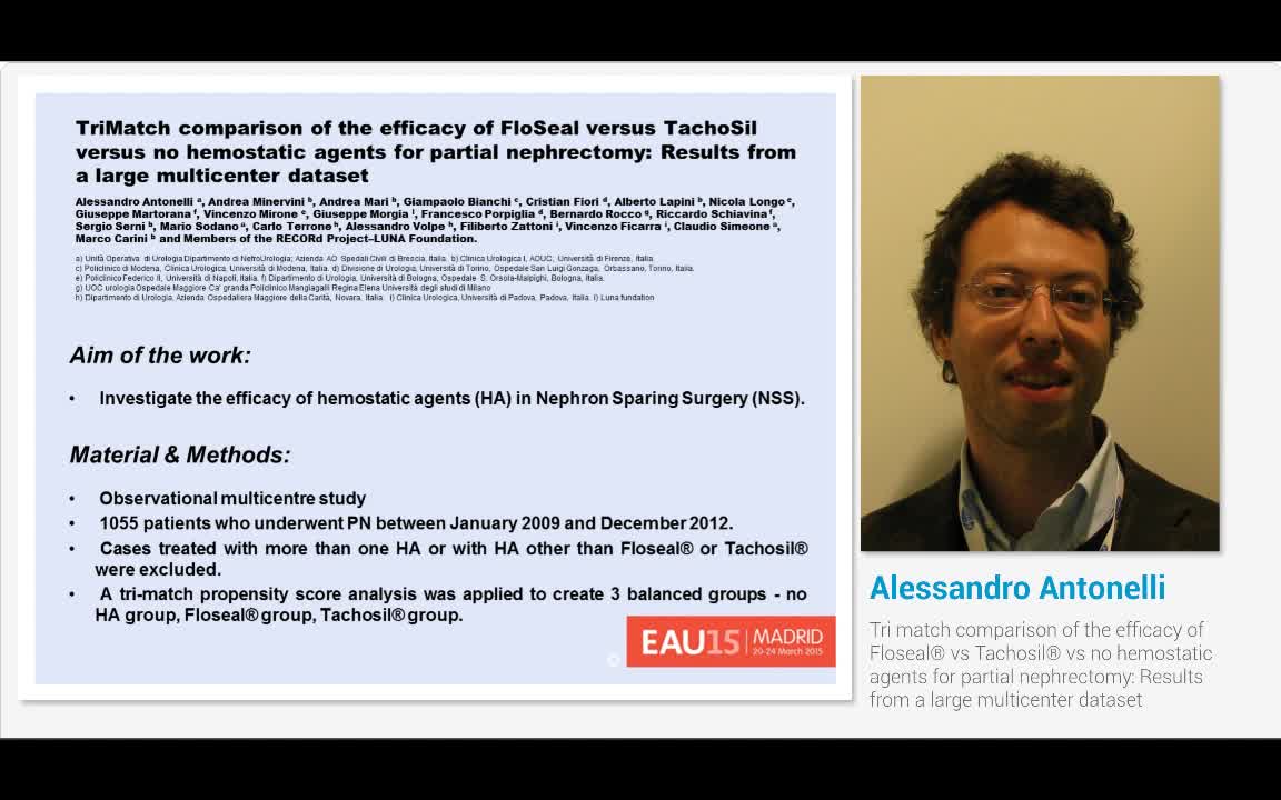 Tri match comparison of the efficacy of Floseal\u00AE vs Tacho..-