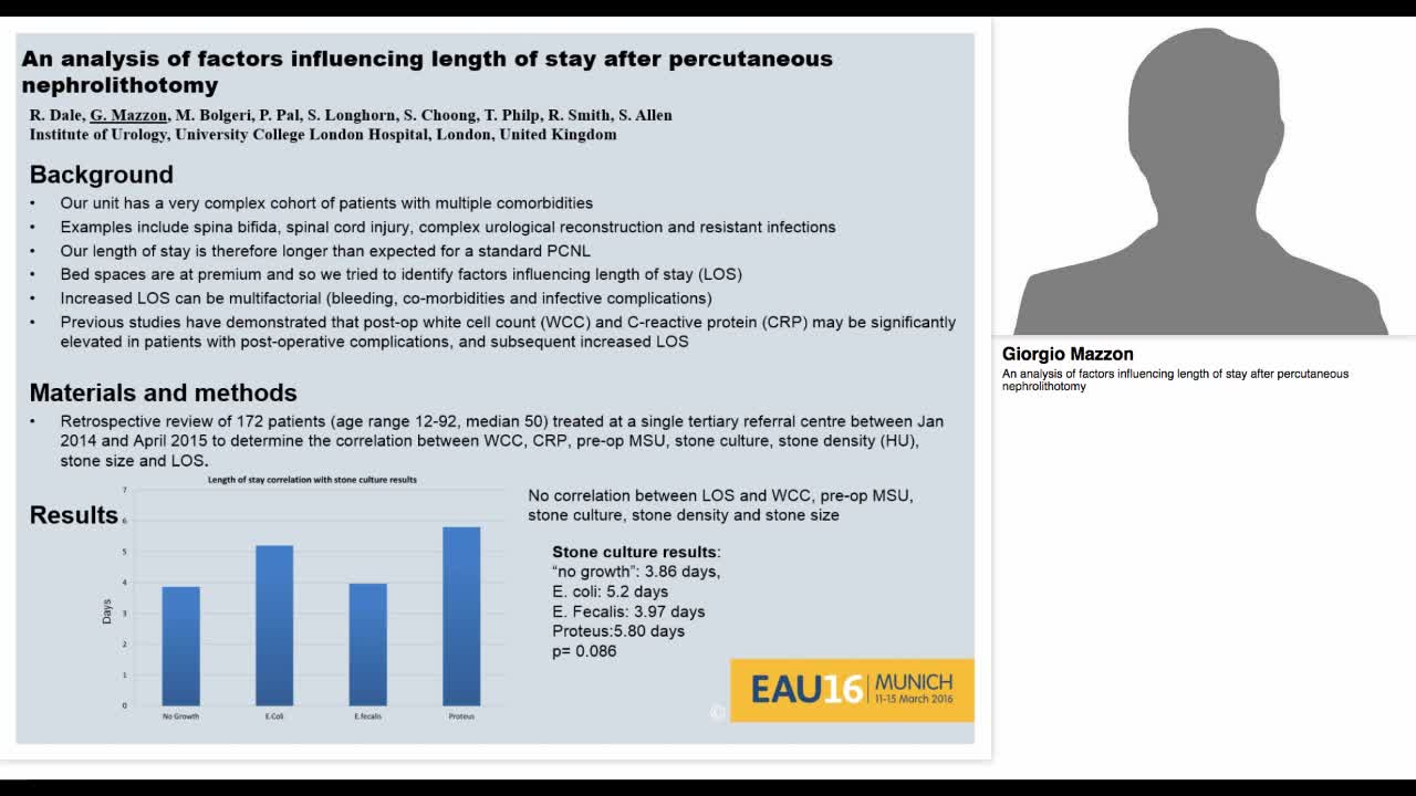 An analysis of factors influencing length of stay after p-
