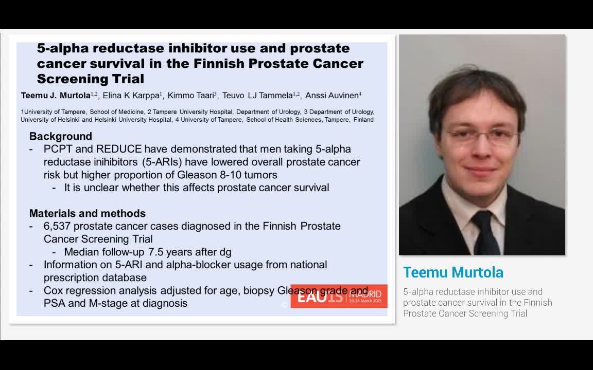 5 alpha reductase inhibitor use and prostate cancer survi..-