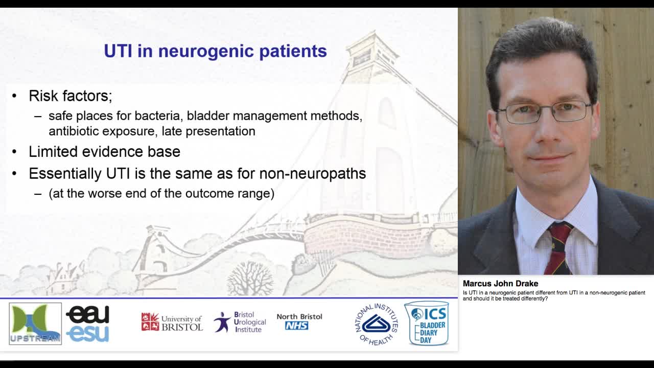 Is UTI in a neurogenic patient different from UTI in a no-