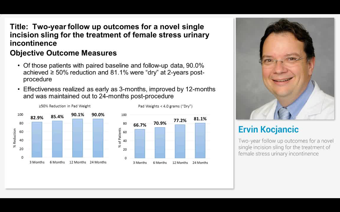 Two-year follow up outcomes for a novel single incision s..-