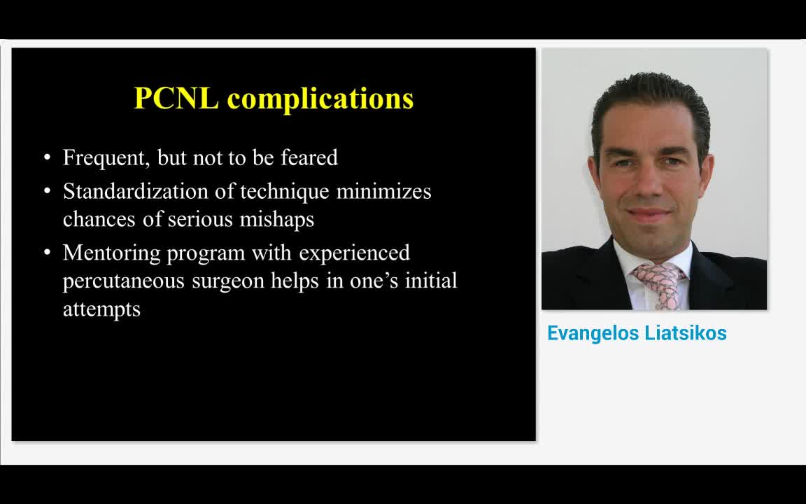 Round Table, Complications of PCNL, Diagnosis, management..-