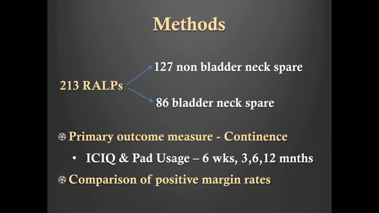 Bladder neck sparing (BNS) robot assisted laparoscopic pr..-