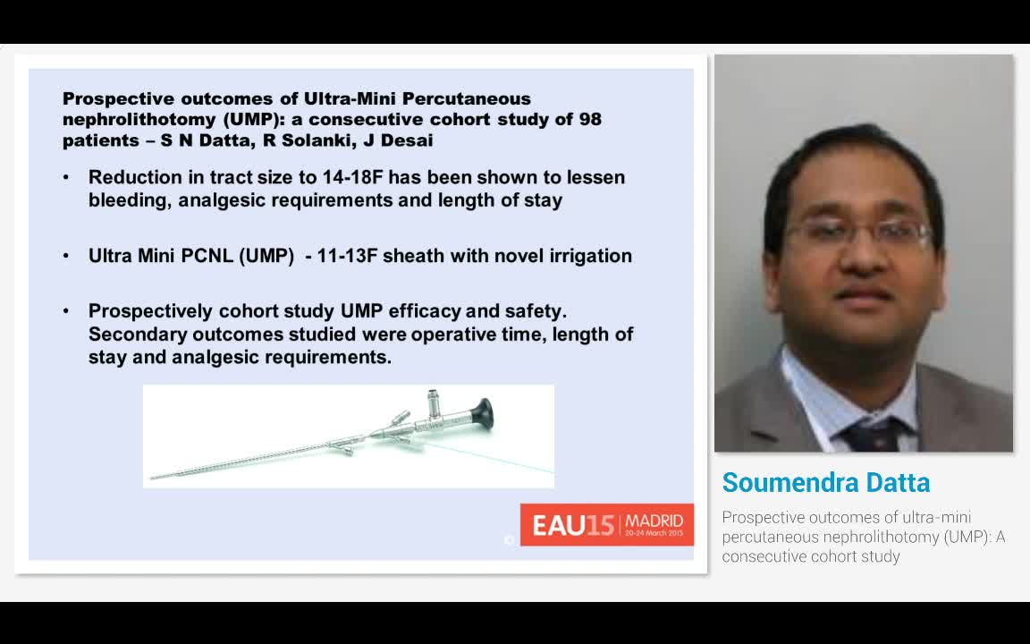 Prospective outcomes of ultra-mini percutaneous nephrolit..-