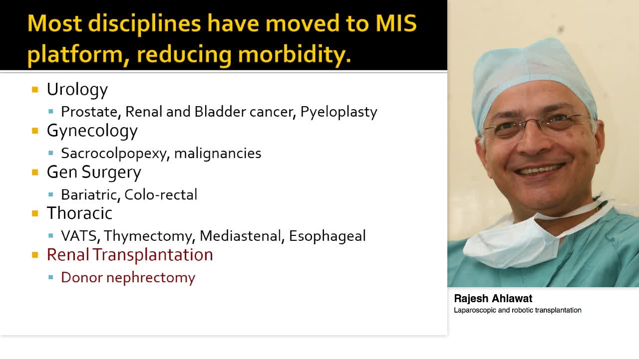 Laparoscopic and robotic transplantation