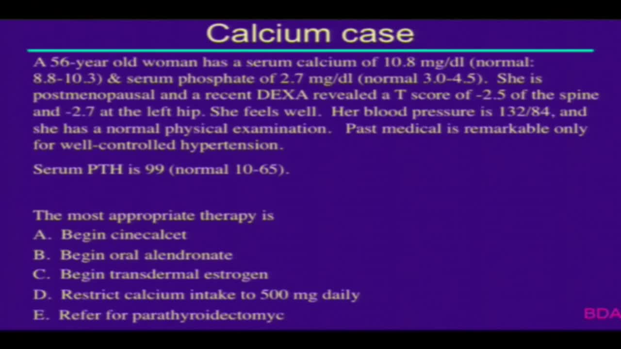 Calcium and Bone Disorders _ Internal Medicine Board Review (IMBR)