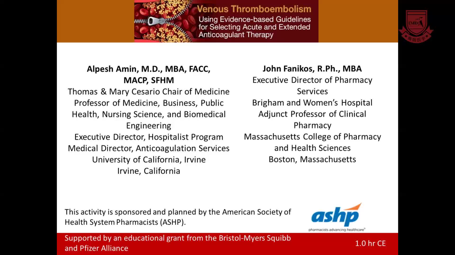 静脉血栓栓塞的临床病例研究_直接口服抗凝剂治疗和继发性预防1