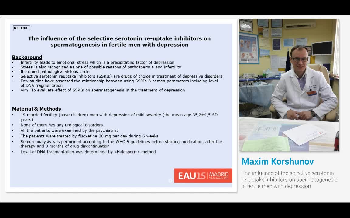 The influence of the selective serotonin re-uptake inhibi..-