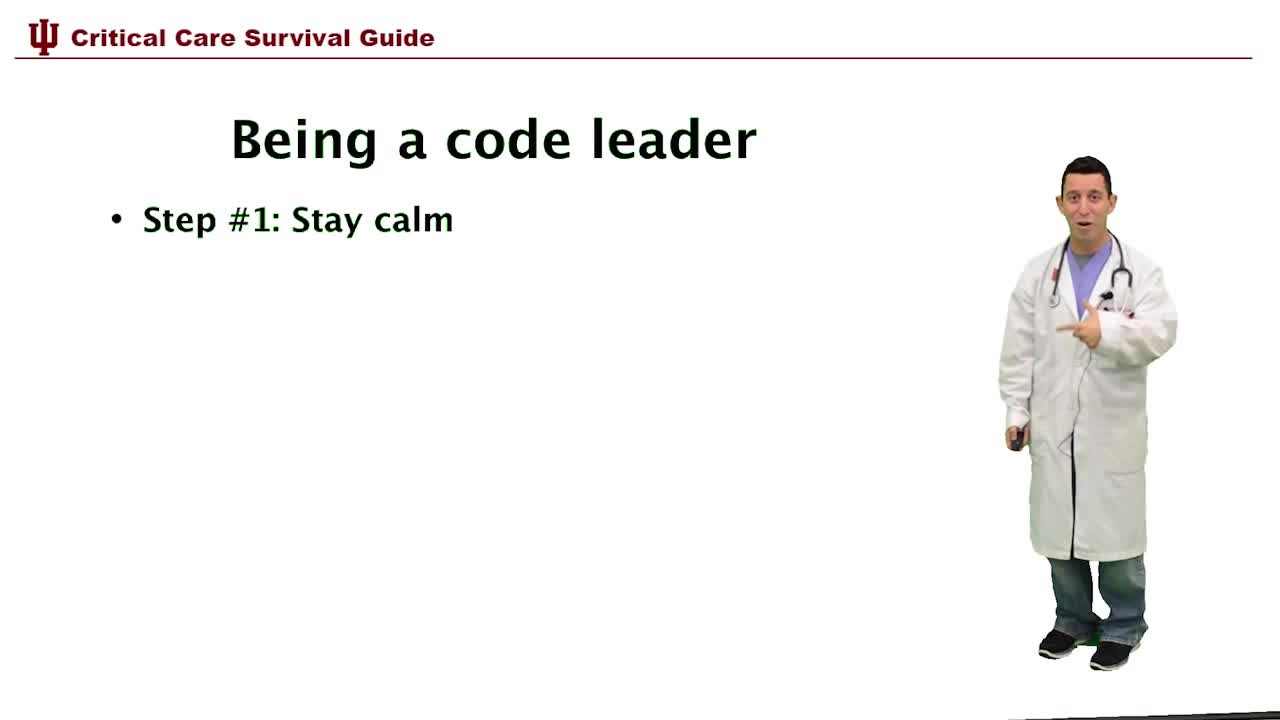 Running codes in ICU