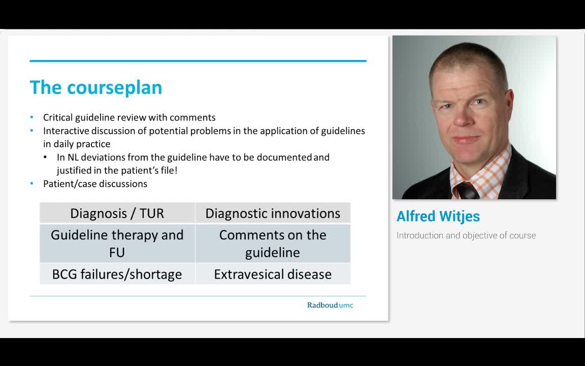 Introduction and objective of course