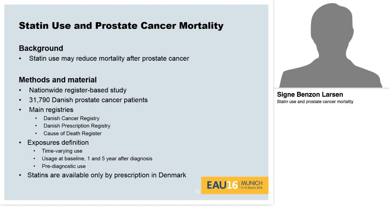 Statin use and prostate cancer mortality